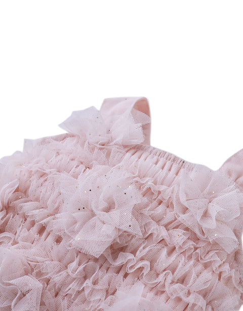 BABY VERONIKA BLOUSE WITH  FLOWER CORSAGES