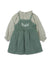 BABY GIRLS EMBROIDERED JUMPER DRESS WITH INNER BLOUSE SET
