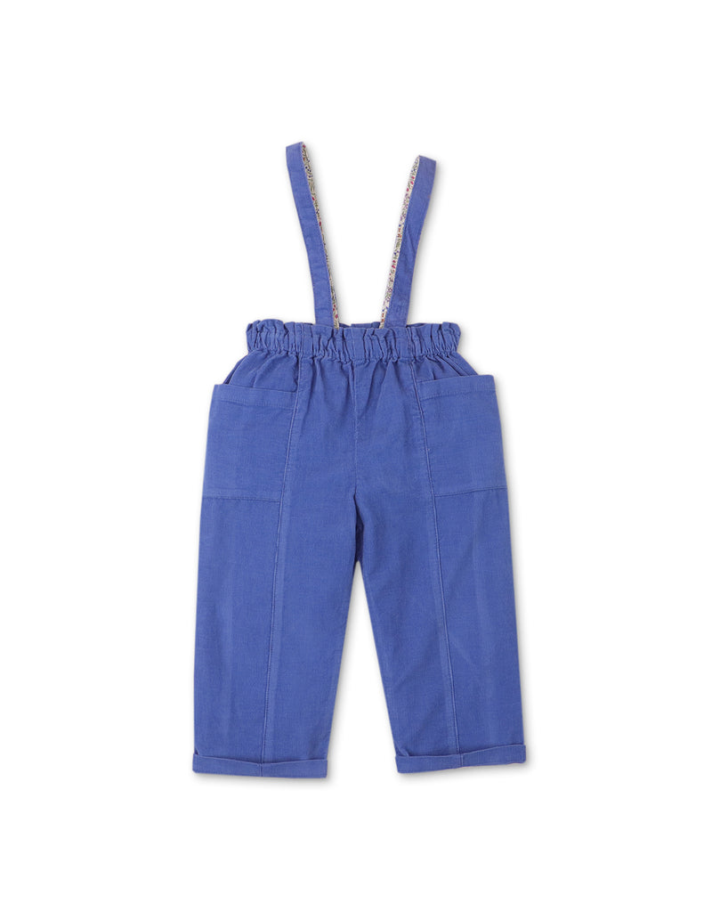 BABY GIRLS PULL ON PANTS WITH DETACHABLE STRAPS