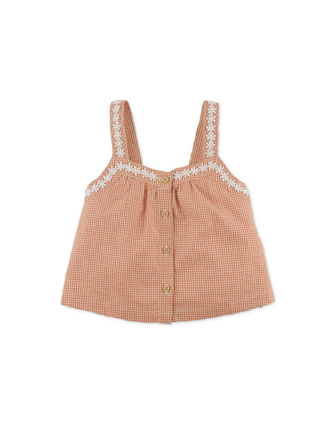 BABY NERY SHORTS SET WITH DAISY LACE TRIMS