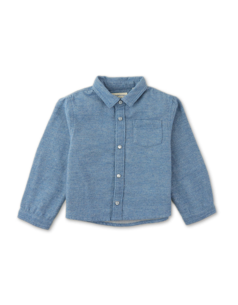 BABY BOYS SOFT BRUSH TWILL SHIRT