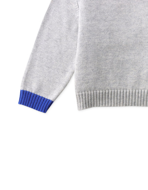 BABY BOYS SIMPLE STRIPES KNIT PULLOVER