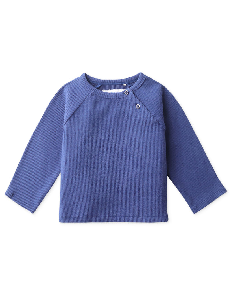 BABY BOYS RIB RAGLAN TEE