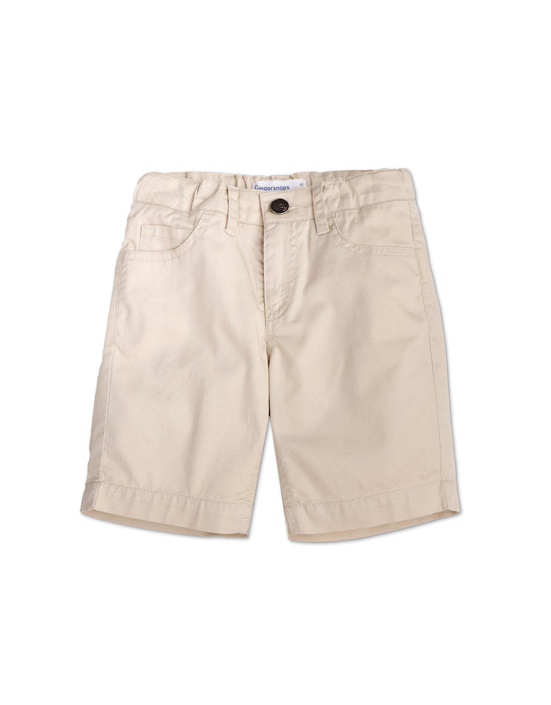 BOYS MIDRISE 5-POCKET BERMUDA SHORTS