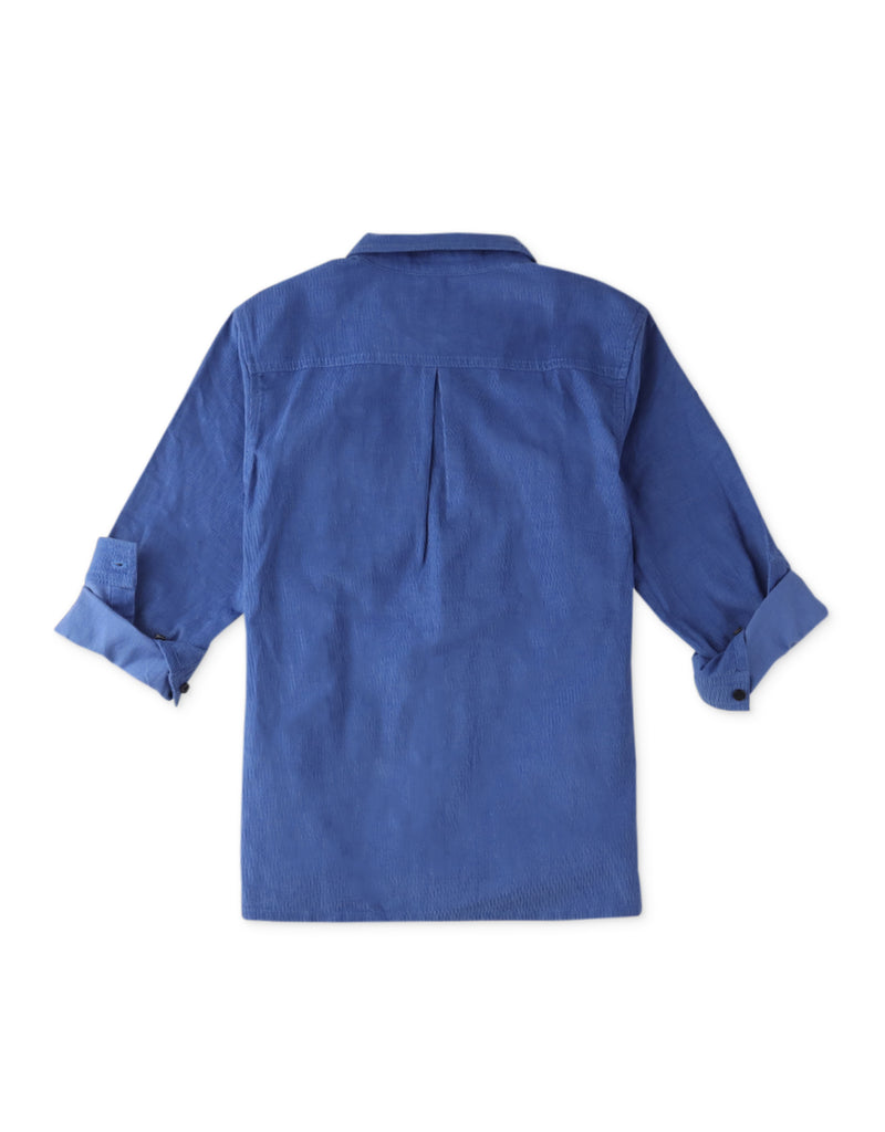 BOYS CORDUROY POCKET SHIRT