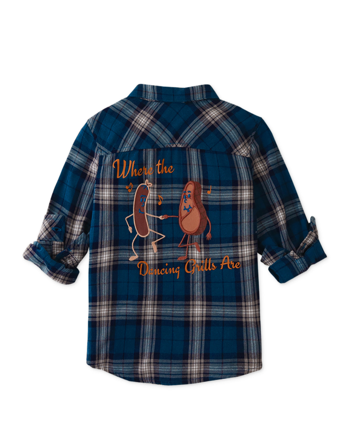 BOYS PLAID LONG SLEEVES SHIRT