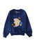 GIRLS PULLOVER WITH CHENILE EMBROIDERY