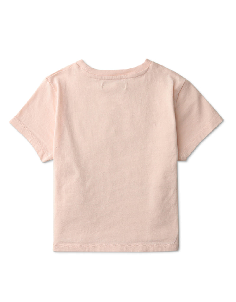 GIRLS BANANA SPOT PRINT TEE WITH SEQUINED EMBELLISHMENT