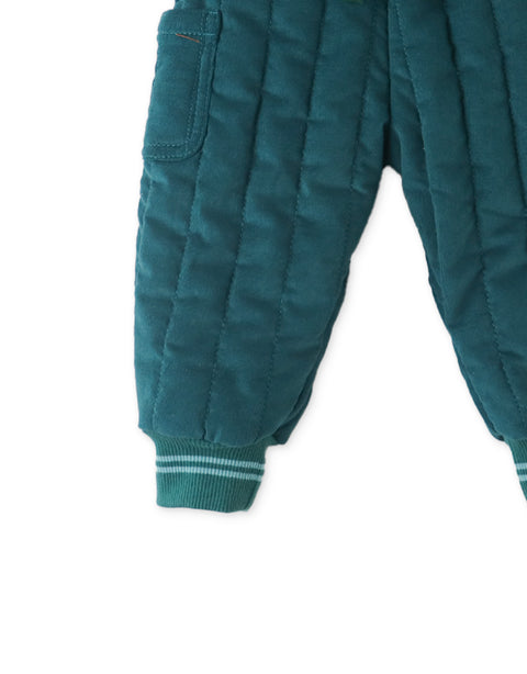 BABY BOYS FINE CORDS QUILTED JOGGERS