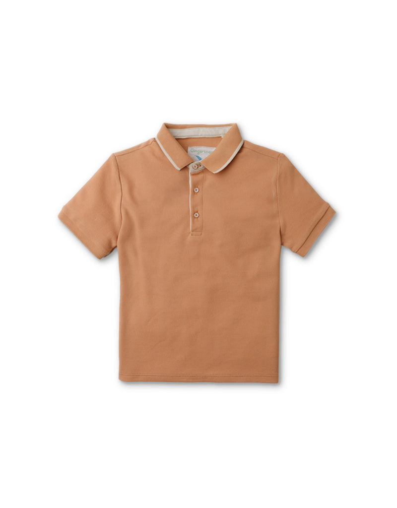 BABY BOYS TONAL TRIMS POLO SHIRT