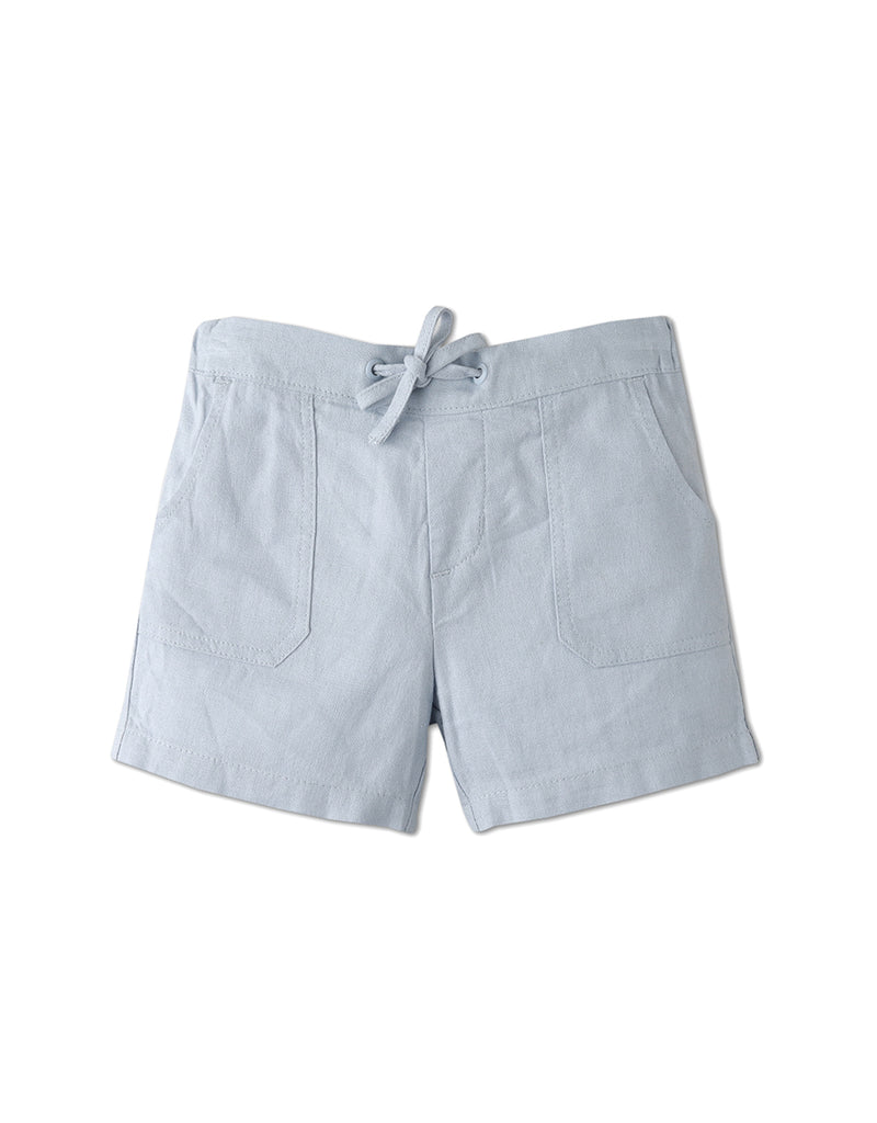 BABY BOYS PATCH POCKET BERMUDA SHORTS