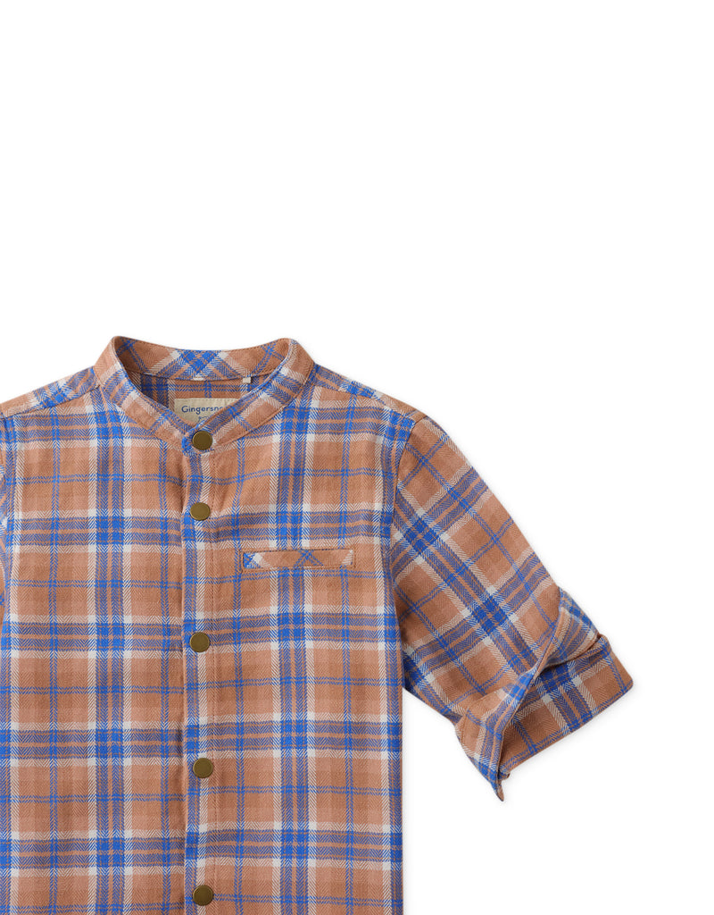 BABY BOYS CHECKS FLANNEL SHIRT