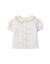 BABY GIRLS BUTTON DOWN BLOUSE WITH EMBROIDERED COLLAR