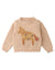 BABY GIRLS MOHAIR PULLOVER WITH INTARSIA HORSE DETAIL
