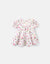 BABY GIRLS FLORAL EYELET DRESS WITH FLOWER PRINT