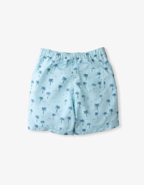 BOYS WATERCOLOR PALMS CITY SHORTS - gingersnaps | Shop Kids & Children's clothing online at gingersnaps.com.ph