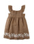 GIRLS SCALLOPED BABY DOLL DRESS WITH EMBROIDERED HEM